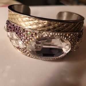 Swarovski Gold and Silver Crystal Bracelet